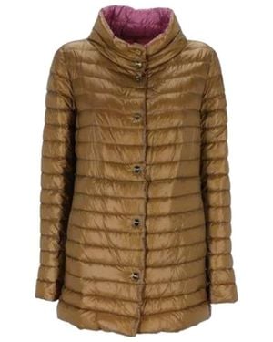 Herno Padded Quilted Jacket - Brown