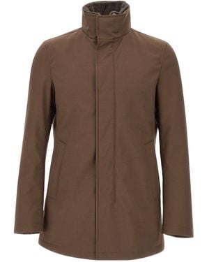 Herno High Neck Padded Jacket - Brown