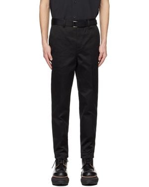 Sacai Four-Pocket Casual Trousers - Black