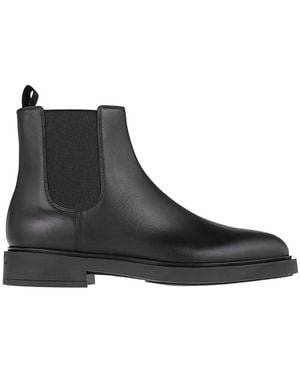 Gianvito Rossi Douglas Elastic-Panel Chelsea Boots - Black