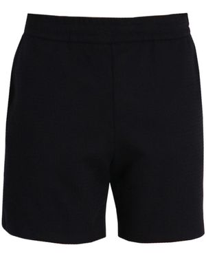 Emporio Armani Textured Track Shorts - Black