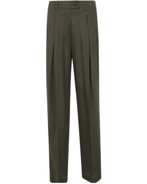 Twinset Pleated Tailored Pants - Green