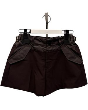 【送料&関税込】Sacai Flounced Shorts Sacai Shorts | Summer 2025 Collection | FWRD