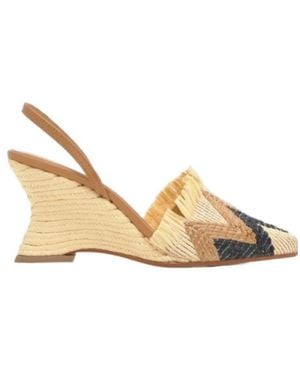 Castañer Castañer Johana Slingback Espadrilles - Natural