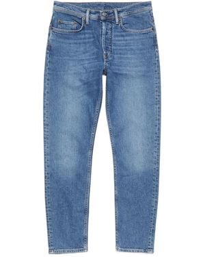 Acne Studios High-Rise Cropped Jeans - Blue