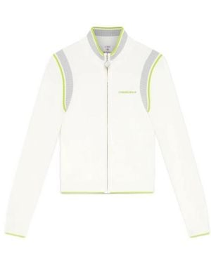 CASABLANCA Zip Up Tennis Jacket - White