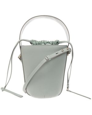 Chloé Sense Leather Bucket Bag - Gray