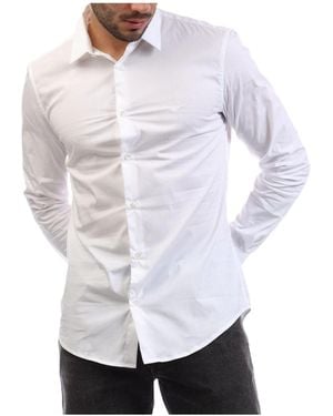 Emporio Armani Solidcolor Longsleeve Shirt - White