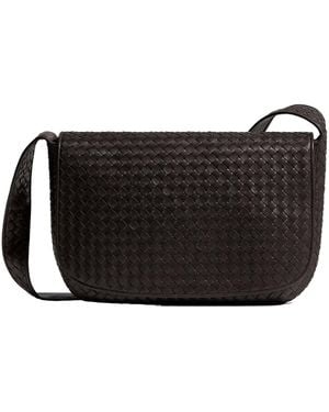 Bottega Veneta Veneto Large Messenger - Black