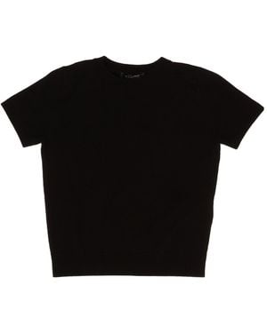 Max Mara Crewneck Knitted Top - Black