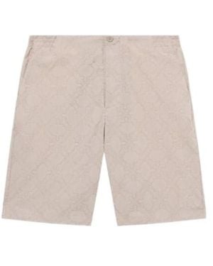 Off-White c/o Virgil Abloh Button-Front Shorts - White