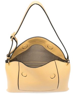 Wandler Penelope Slouch Logo-Detail Shoulder Bag - Metallic
