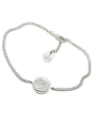 Gucci Interlocking Charm Bracelet - White