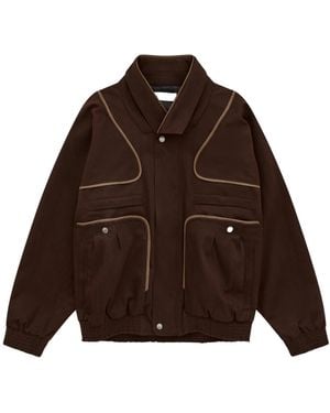 Kiko Kostadinov Contrast Piped Jacket - Brown