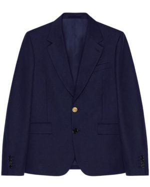 Givenchy Single-Breasted Blazer - Blue