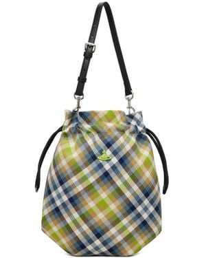 Vivienne Westwood Drawstring Shoulder Bag - Blue