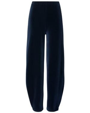 Tory Burch Velour Sweatpant - Blue