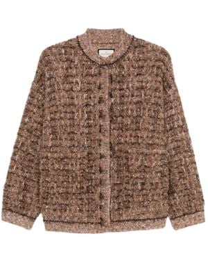 Bruno Manetti Concealed-Fastening Cardigan - Brown