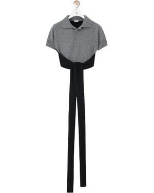 Loewe Open Back Polo Jumper - Multicolour