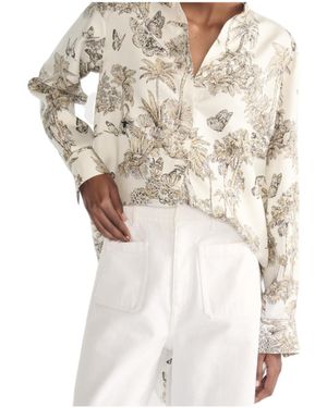 Dior Iviera Long Blouse - White