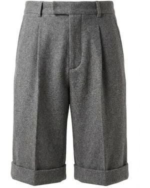 Gucci Mid Rise Tailored Shorts - Grey