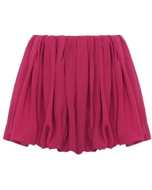 Chloé Silk Shorts - Red