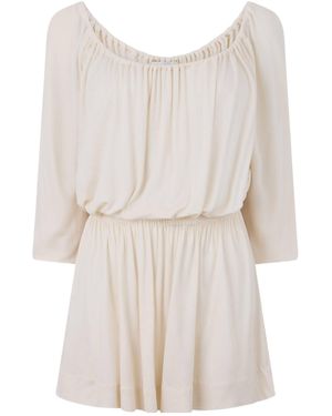 Saint Laurent Fashionable Dress - White