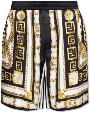 Balmain Printed Shorts - Black