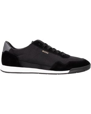 BOSS Simple Sports Shoes - Black