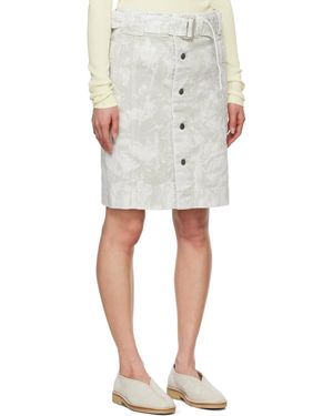 Lemaire Apron Girdle Skirt - White