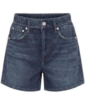 Rag & Bone Belt Loops Shorts - Blue