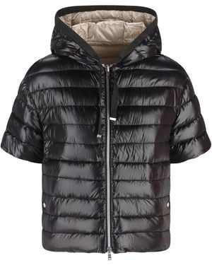 Herno Reversible Quilted Coat - Grey