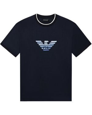 Emporio Armani Graphic T-Shirt - Blue