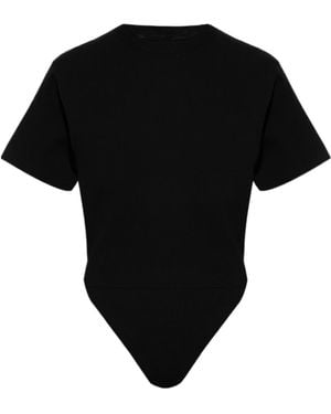 Haikure Talya Short-Sleeved Bodysuit - Black