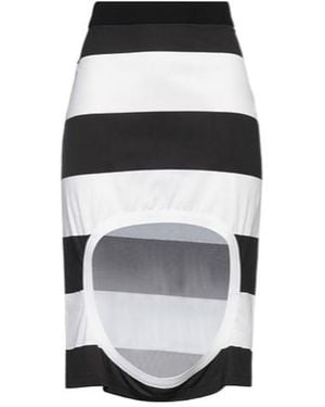 Burberry Two-Color Knitted Dress - Black