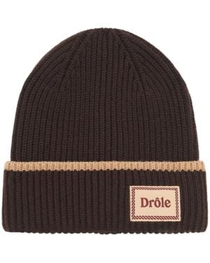 Drole de Monsieur Drle De Monsieur Le Bonnet Laine Beanie - Brown