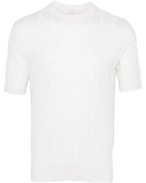 Eleventy Round-Neck T-Shirt - White