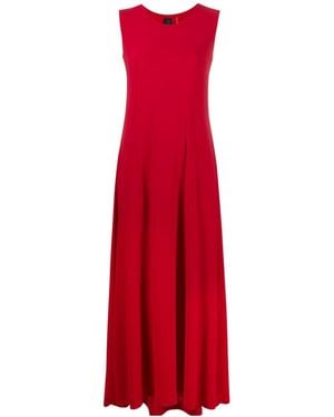 Norma Kamali Swing Sleeveless Long Dress - Red