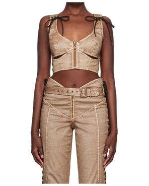 Jean Paul Gaultier Knwls Edition Vest - Brown