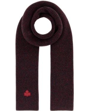 Isabel Marant Ribbed Scarf - Purple