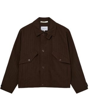Norse Projects Long-Sleeved Casual Jacket - Brown