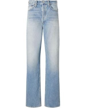 Agolde High Waist Flared Jeans - Blue