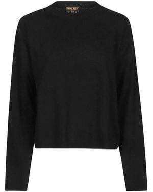 Woolrich Cosy Crew Neck Jumper - Black