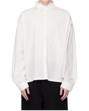 HELIOT EMIL Falerae Long-Sleeved Shirt - White