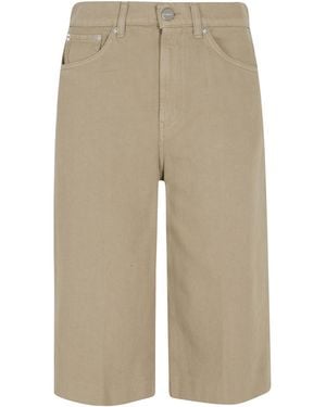 Dondup Delfine Regular Denim Shorts - Natural