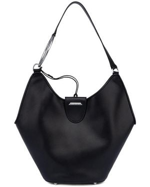 Dondup Small Ring-Detail Tote Bag - Black