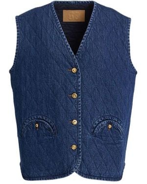 Blazé Milano Suffolk Cotton Vest - Blue