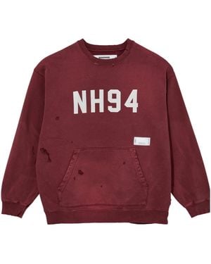 Neighborhood Long-Sleeved Sweatshirt - Red