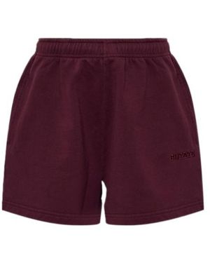 ROTATE BIRGER CHRISTENSEN Logo Shorts - Purple