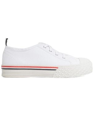 Thom Browne Collegiate Lace-Up Trainers - White